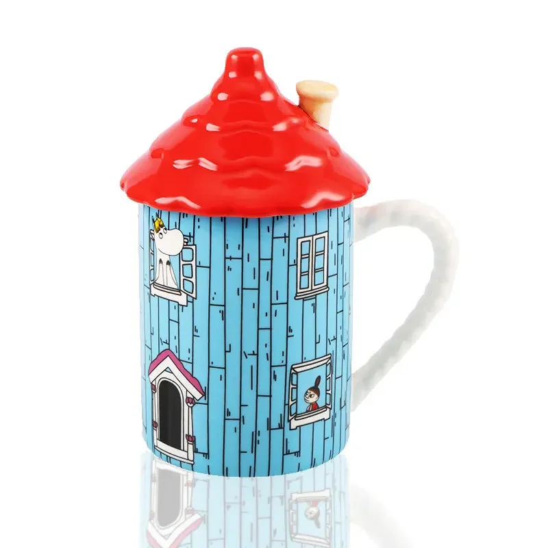 Anime Merchandise Mugs - كوب سيراميك بتصميم منزل مومينز، سعة